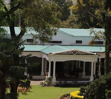 An exterior view of the Hotel at Swat Serena Hotel