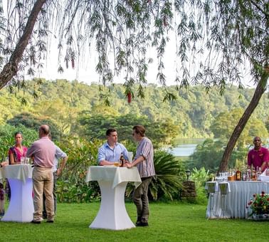 Sundowner at Arusha Serena Hotel